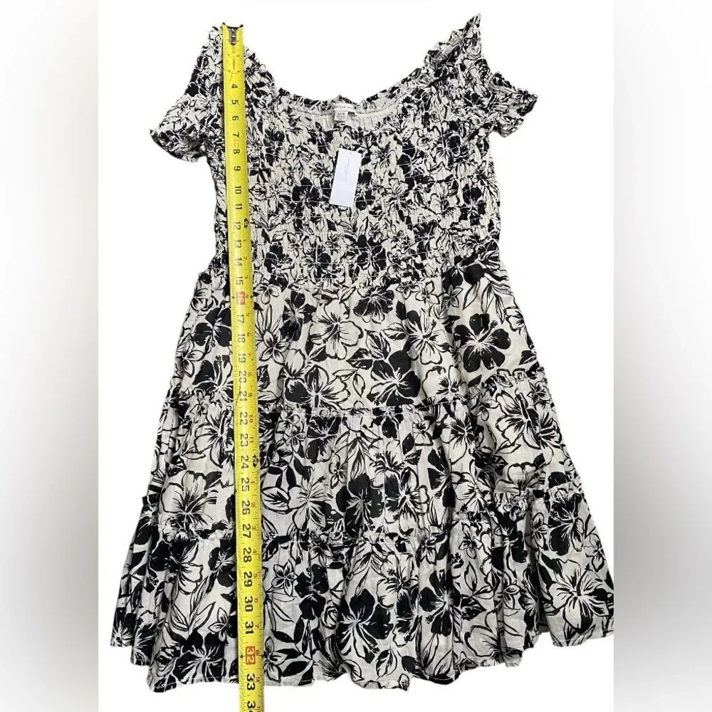 American Eagle Outfitters Womens Floral Mini Dress Size L - Picture 4 of 8